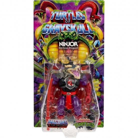 Masters of the Universe Turtles of Grayskull Mutated Ninjor figure 14cm