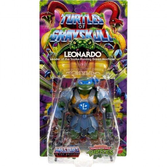 Masters of the Universe Turtles of Grayskull Leonardo figure 14cm