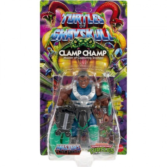 Masters of the Universe Turtles of Grayskull Clamp Champ figure 14cm